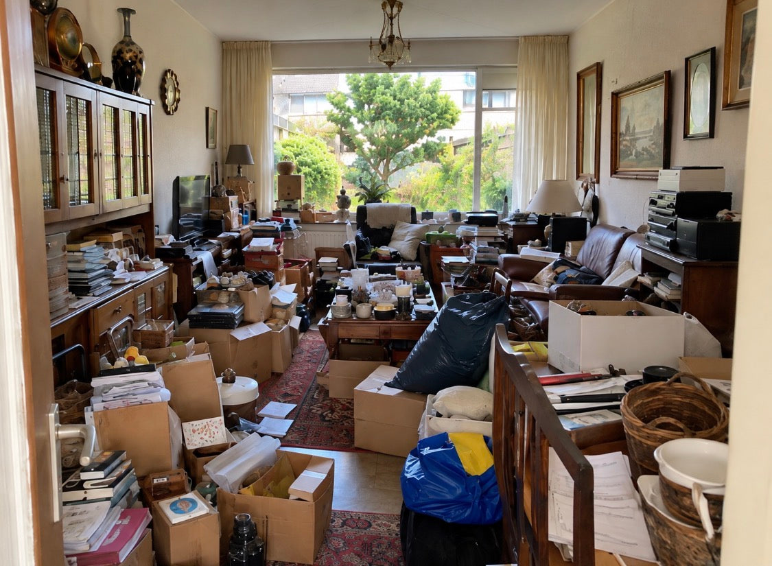 Vol appartement voor de start van een ontruiming door Er Was Eens