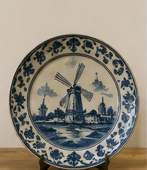 Delfts bord, vintage curiosa | Er Was Eens Kringloop Almelo