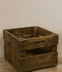 Houten kist, vintage opbergkist | Er Was Eens Kringloop Almelo